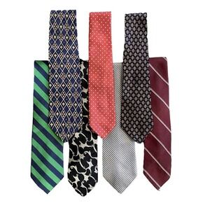 Pack of 7 Men's Ties Variety of Brands in Multi​​​​​​​